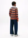 Tommy Hilfiger TJM RLX STRIPE RUGBY, SZZ Turuncu Erkek Polo T-Shirt