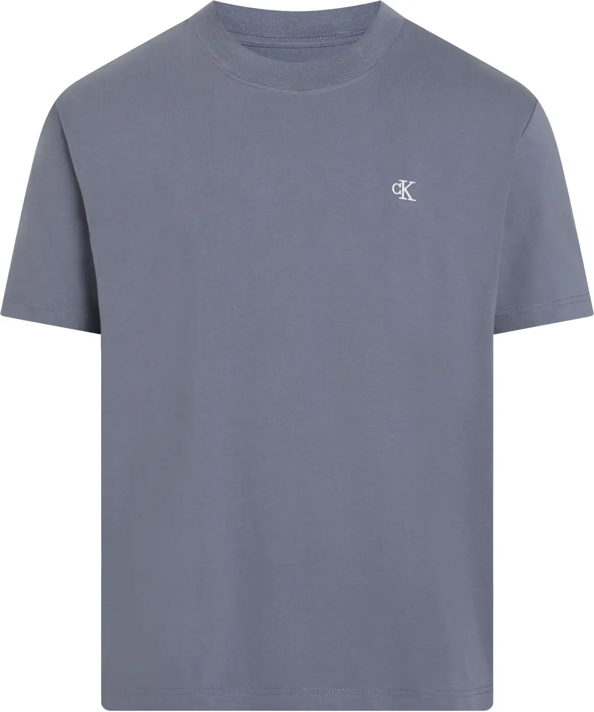 Calvin Klein SERIF FONT GRAPHIC T, PCP Mavi Erkek T-Shirt & Polo