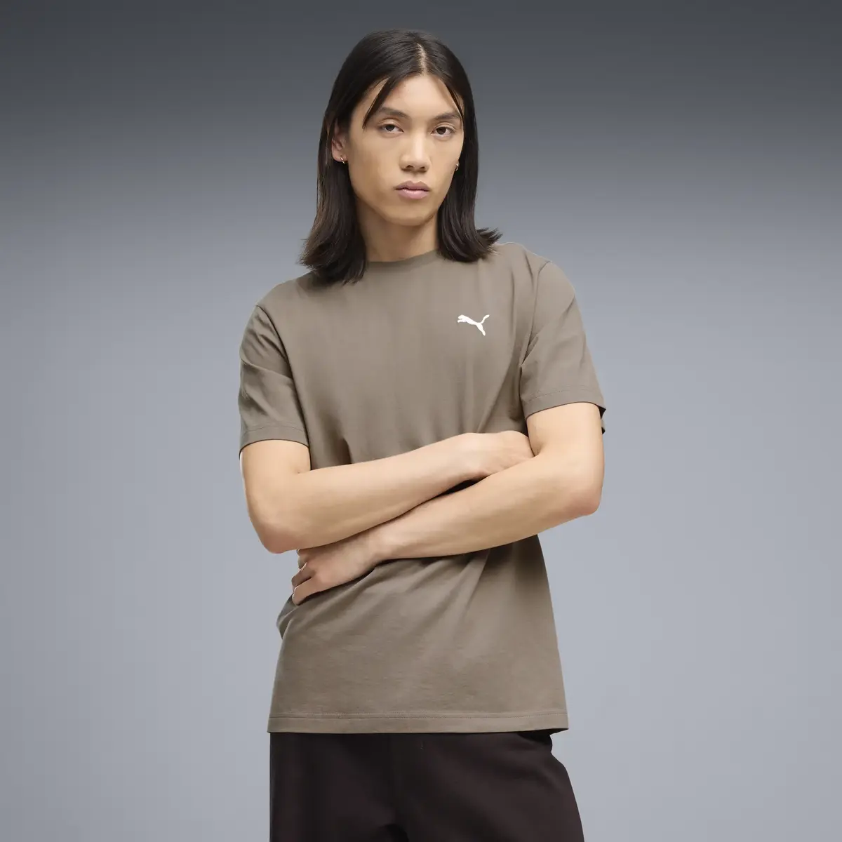 Puma WARDROBE ESS Tee Bej Erkek T-Shirt