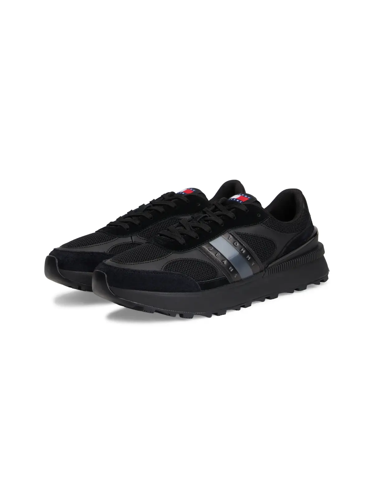 Tommy Hilfiger TJM TECHNICAL RUNNER Siyah Erkek Günlük Spor Ayakkabı