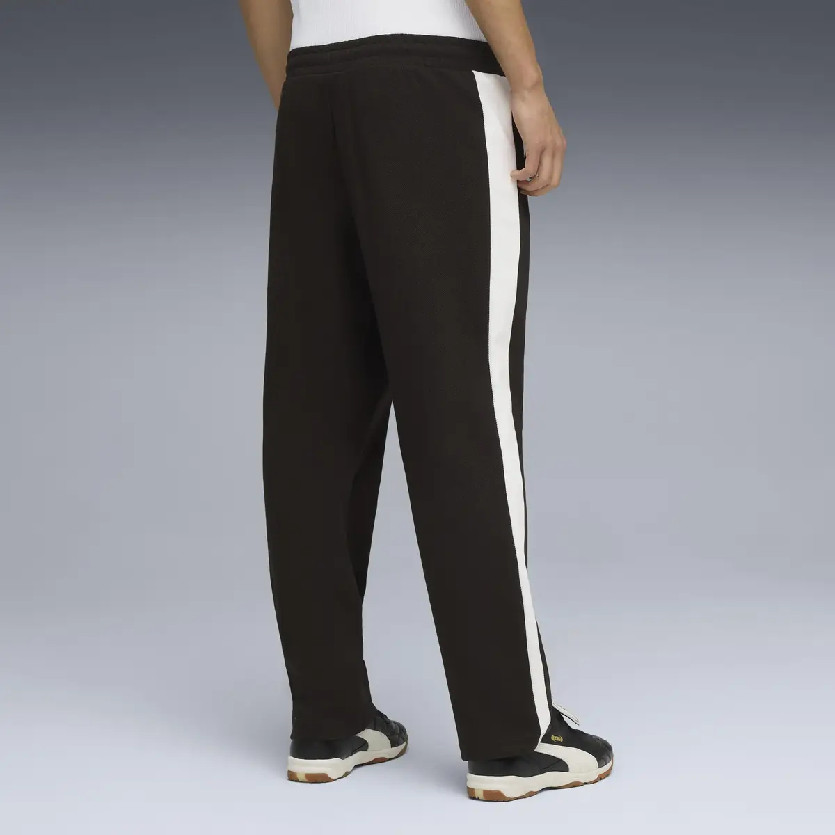 Puma T7 Relaxed Track Pants Siyah Erkek Eşofman Altı