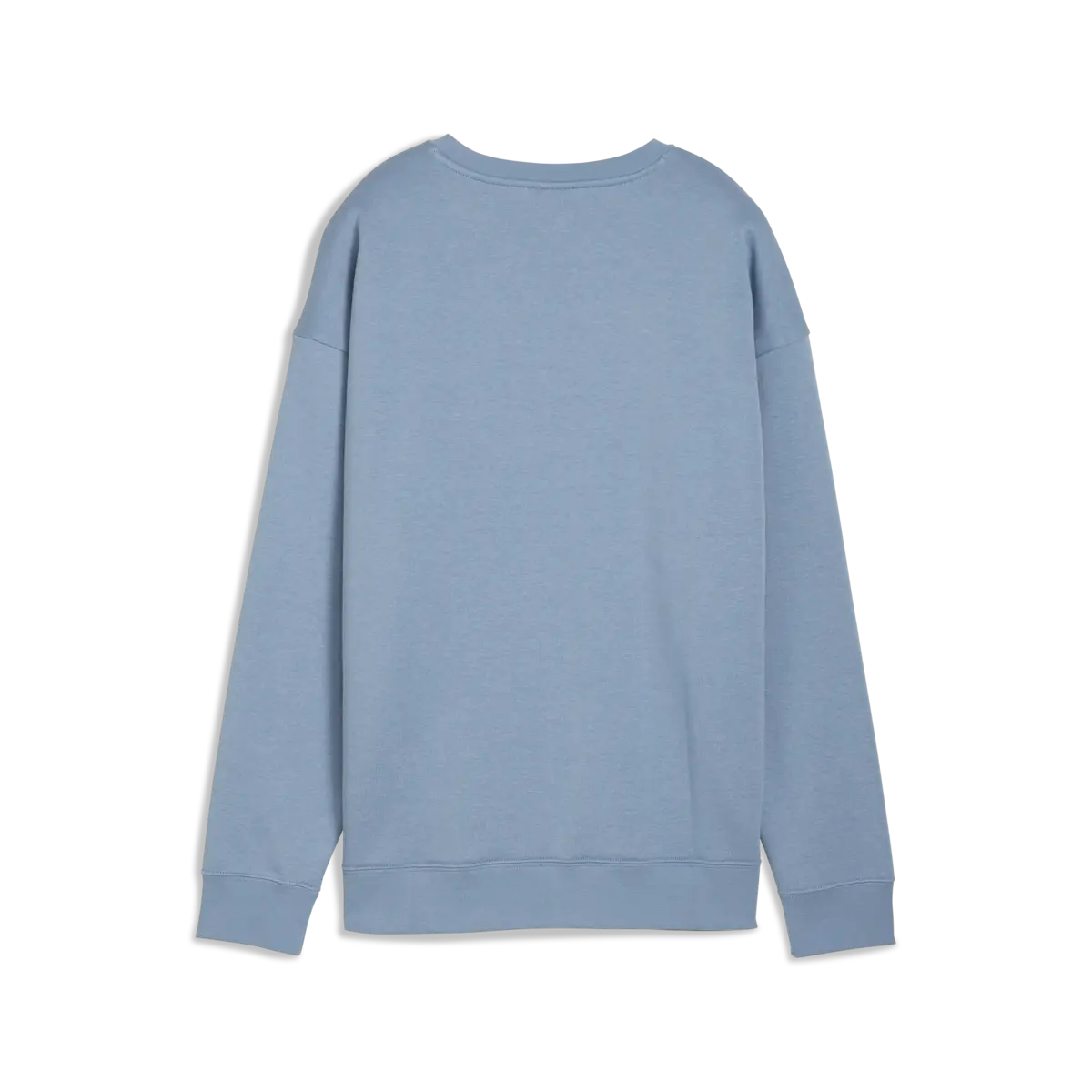 PUMA ESS Small Logo Relaxed Crew Kadın Mavi Sweatshirt