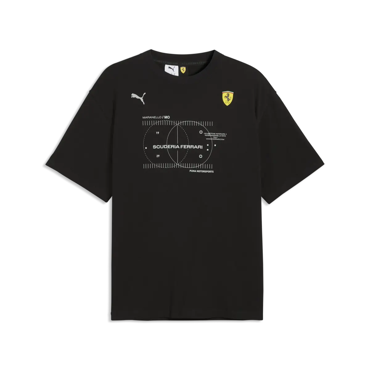PUMA Ferrari Premium TEE Siyah Erkek T-Shirt