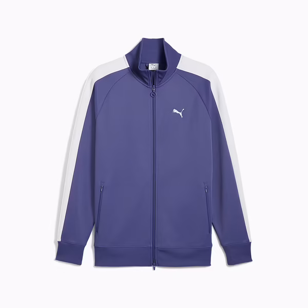 Puma T7 ALWAYS ON Track Jacket Mor Erkek Fermuarlı Ceket