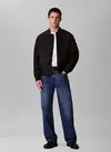 Calvin Klein LS JEANS HERO BOMBER Siyah Erkek Ceket