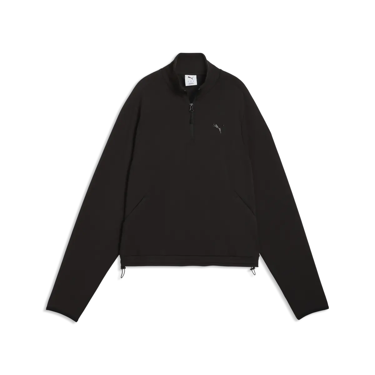 PUMA PUMATECH SENSE Half-Zip Siyah Kadın Sweatshirt