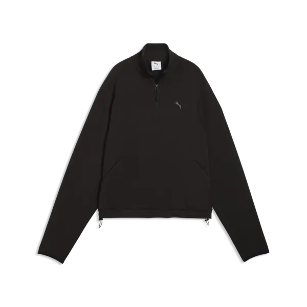 PUMA PUMATECH SENSE Half-Zip Siyah Kadın Sweatshirt