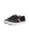 Tommy Hilfiger ICON COURT STRIPES Siyah Erkek Spor Ayakkabı & Sneaker