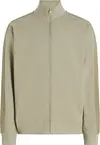 Calvin Klein LOGO TAPE ZIP THROUG, HI0 Bej Erkek Sweatshirt