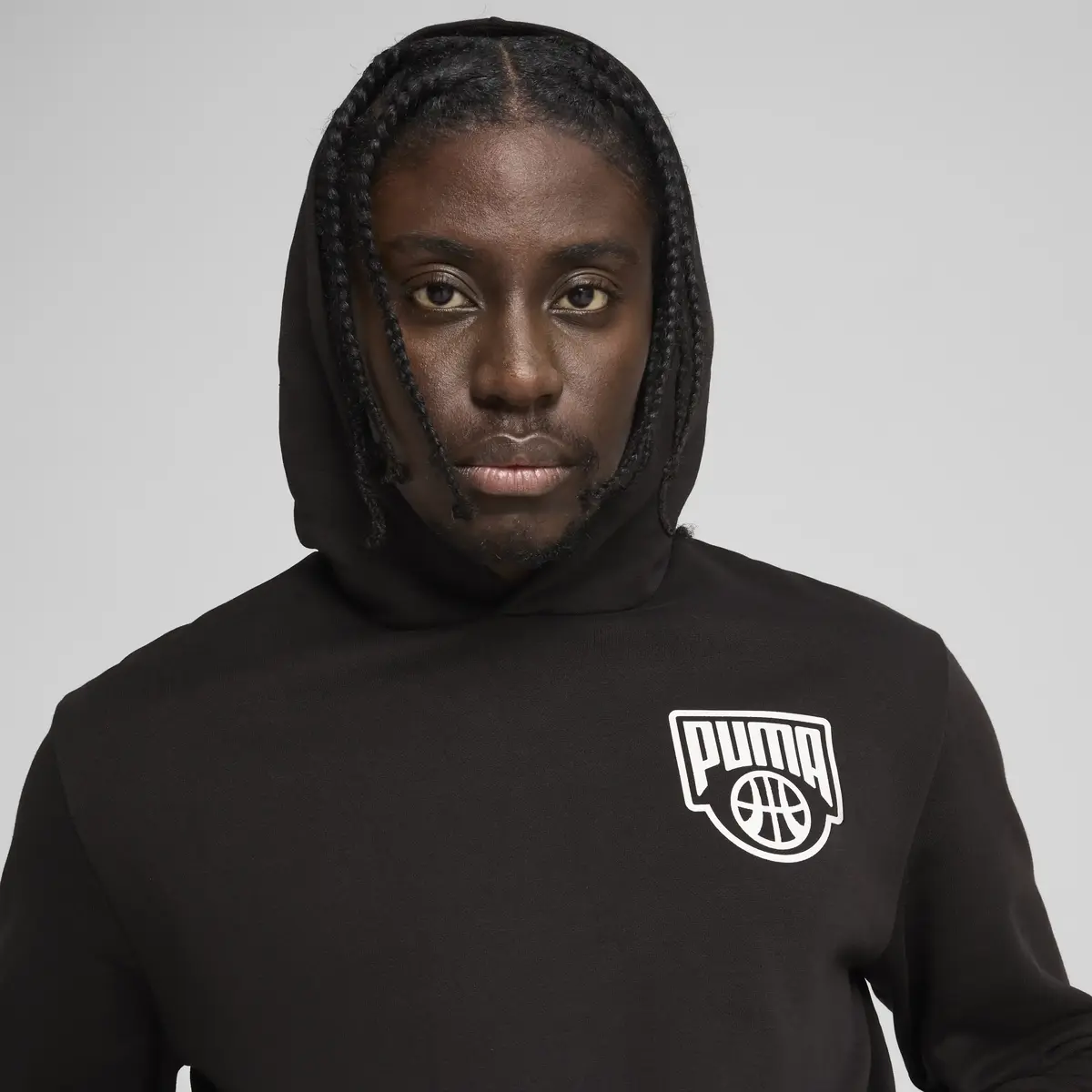 Puma Posterize Hoodie Siyah Erkek Sweatshirt