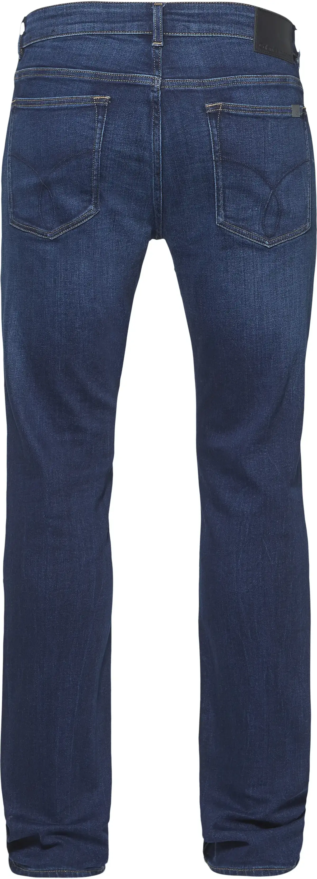 Calvin Klein Slim Straight Erkek Mavi Kot Pantolon
