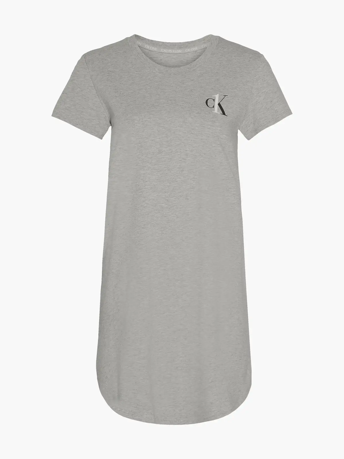 Calvin Klein S/S NIGHTSHIRT Kadın Gri Elbise
