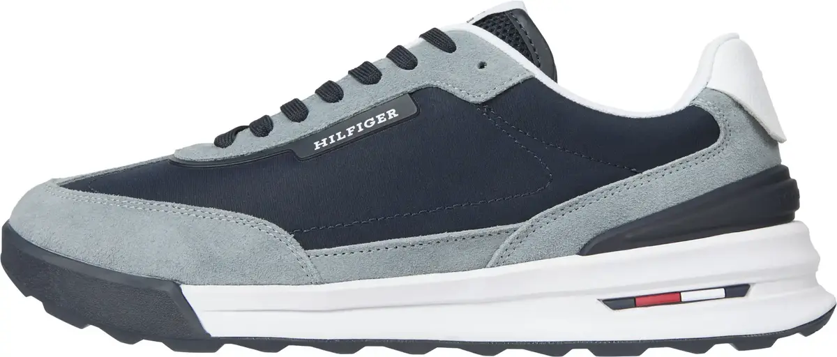 Tommy Hilfiger RETRO RUNNER SEASONA, DW5 Siyah Erkek Spor Ayakkabı & Sneaker