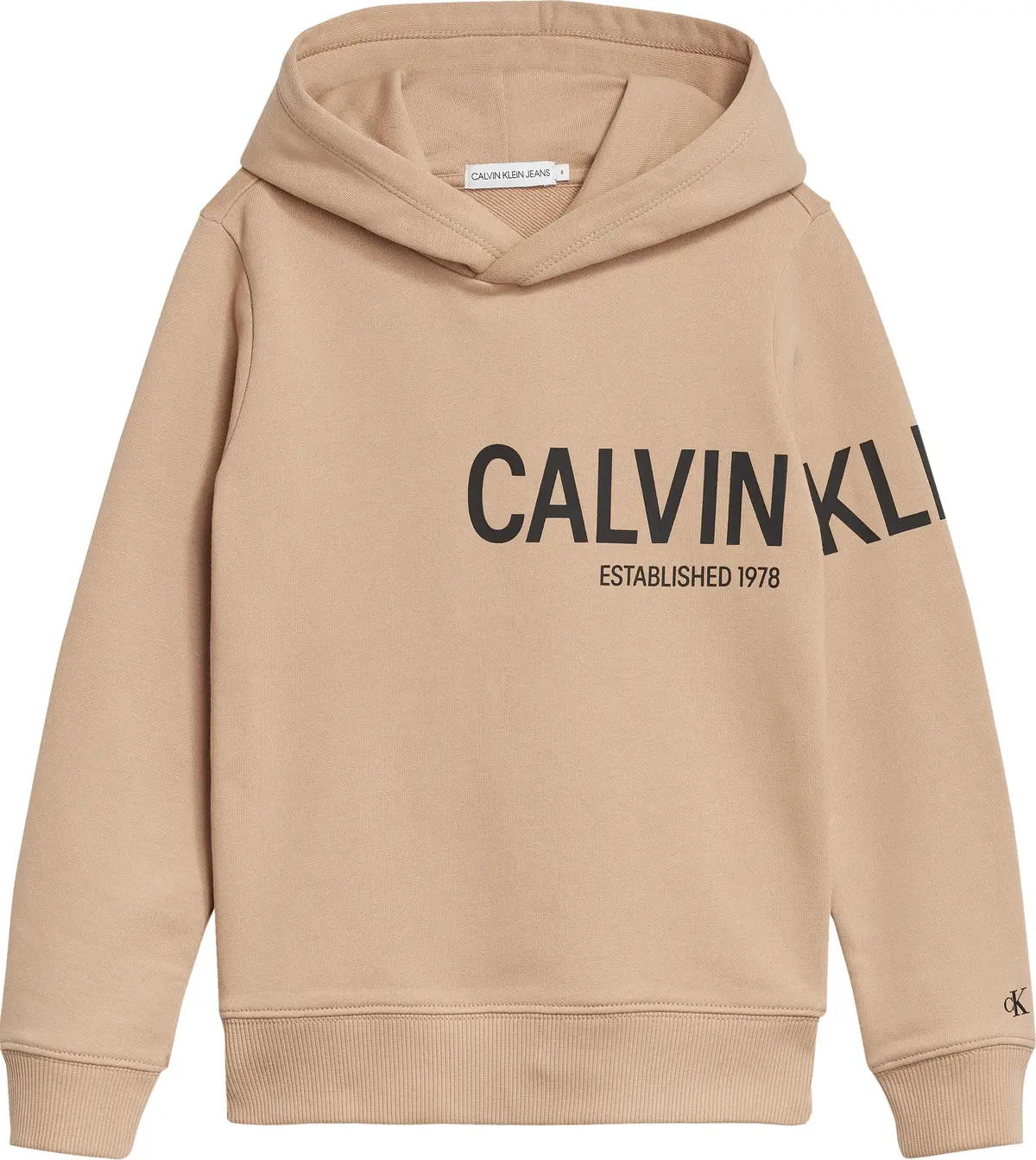 Calvin Klein INST HERO LOGO HOODI Erkek Krem Hoodie