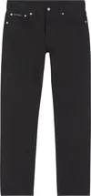 Calvin Klein SLIM STRAIGHT Erkek Siyah Kot Pantolon