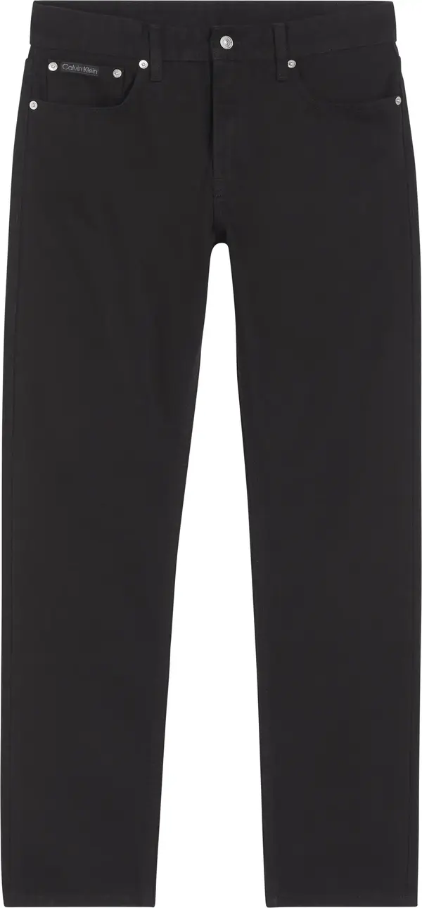 Calvin Klein SLIM STRAIGHT Erkek Siyah Kot Pantolon