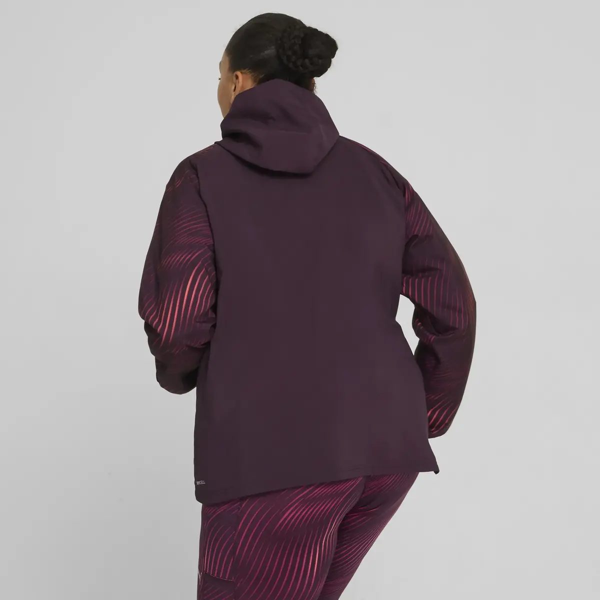 Puma RUN FAVORITE AOP WOVEN JKT W Siyah Kadın Sweatshirt