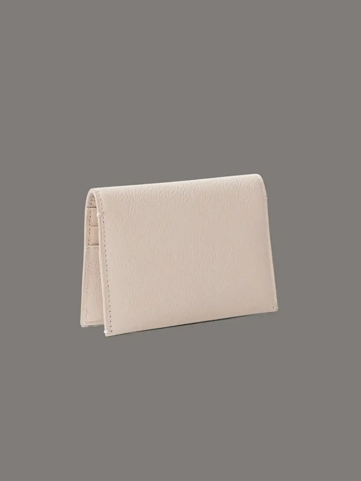Calvin Klein MIN MONOGRAM 6CC FLAP CARDCASE Bej Kadın Cüzdan