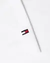 Tommy Hilfiger HILFIGER CREST EMBRO, YBR Beyaz Erkek T-Shirt & Polo
