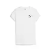 Puma CLASSICS Ribbed Slim Tee Beyaz Kadın T-Shirt