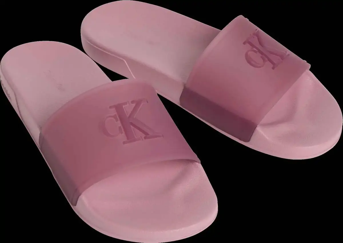 Calvin Klein ESS SLIDE TPU, VCE, 36 Kadın Pembe Plaj Terliği