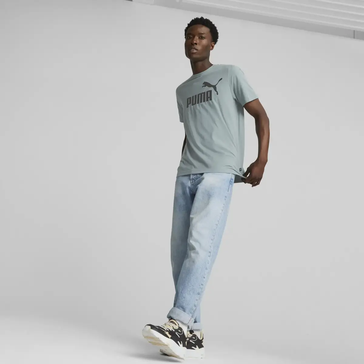 Puma Ess Heather Tee Siyah Erkek T-shirt