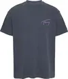 Tommy Hilfiger TJM RLX FADED GRAPHI, C1G Lacivert Erkek T-Shirt & Polo