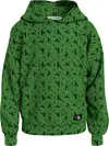 Calvin Klein MONOGRAM GRID AOP HO Erkek Yeşil Hoodie