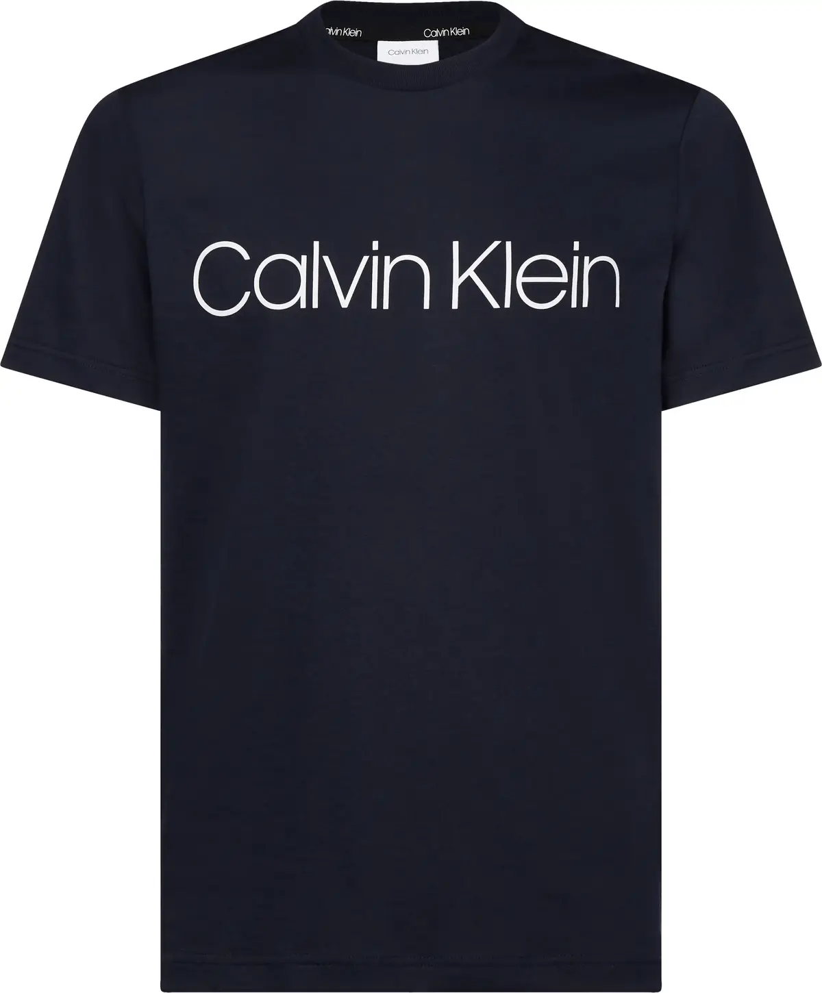 Calvin Klein COTTON FRONT LOGO T- Erkek Lacivert T-Shirt