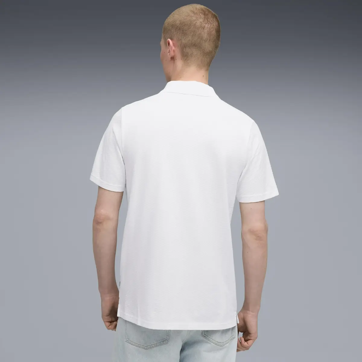 Puma BMW MMS JAQUARD POLO Beyaz Erkek Polo T-Shirt
