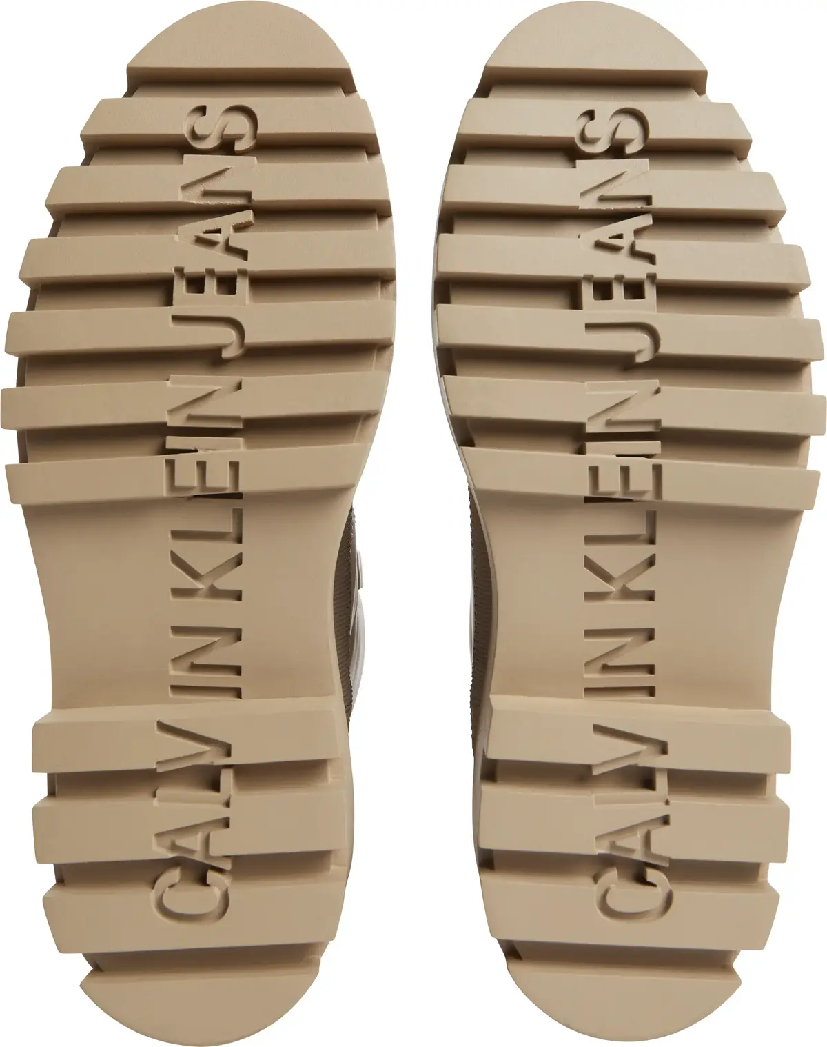 Calvin Klein FLATFORM LACE UP BOO Kadın Bej Bot