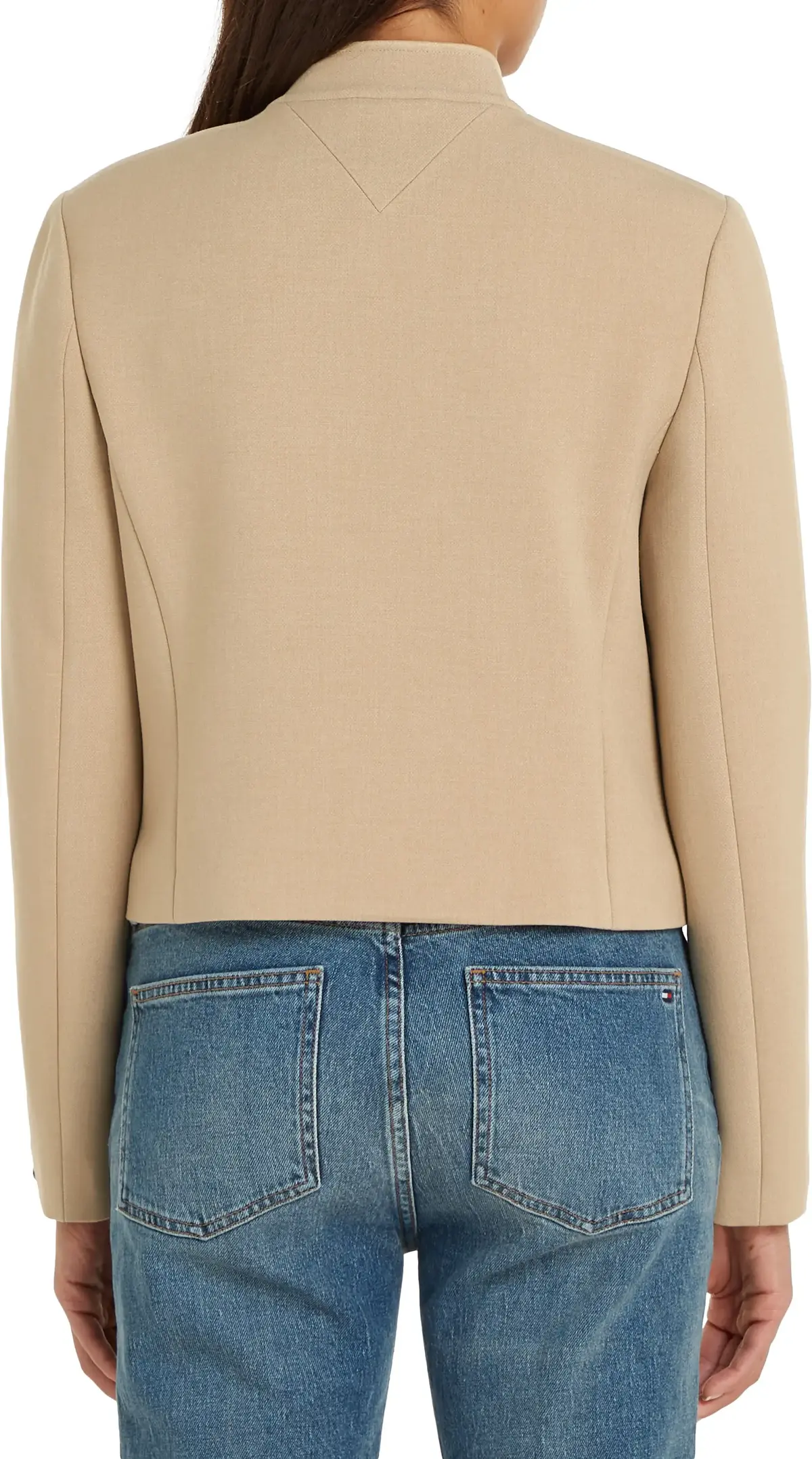 Tommy Hilfiger PUNTO SHORT SB BLAZE, 0GC Bej Kadın Ceket