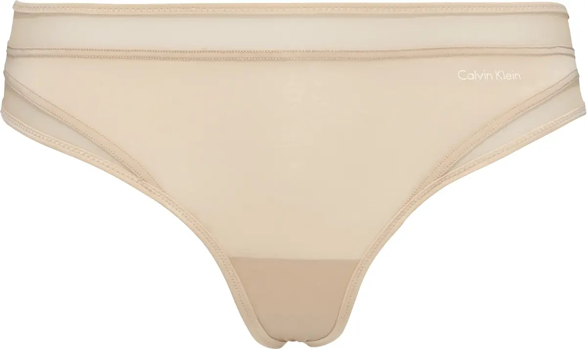 Calvin Klein THONG Kadın Bej Tanga