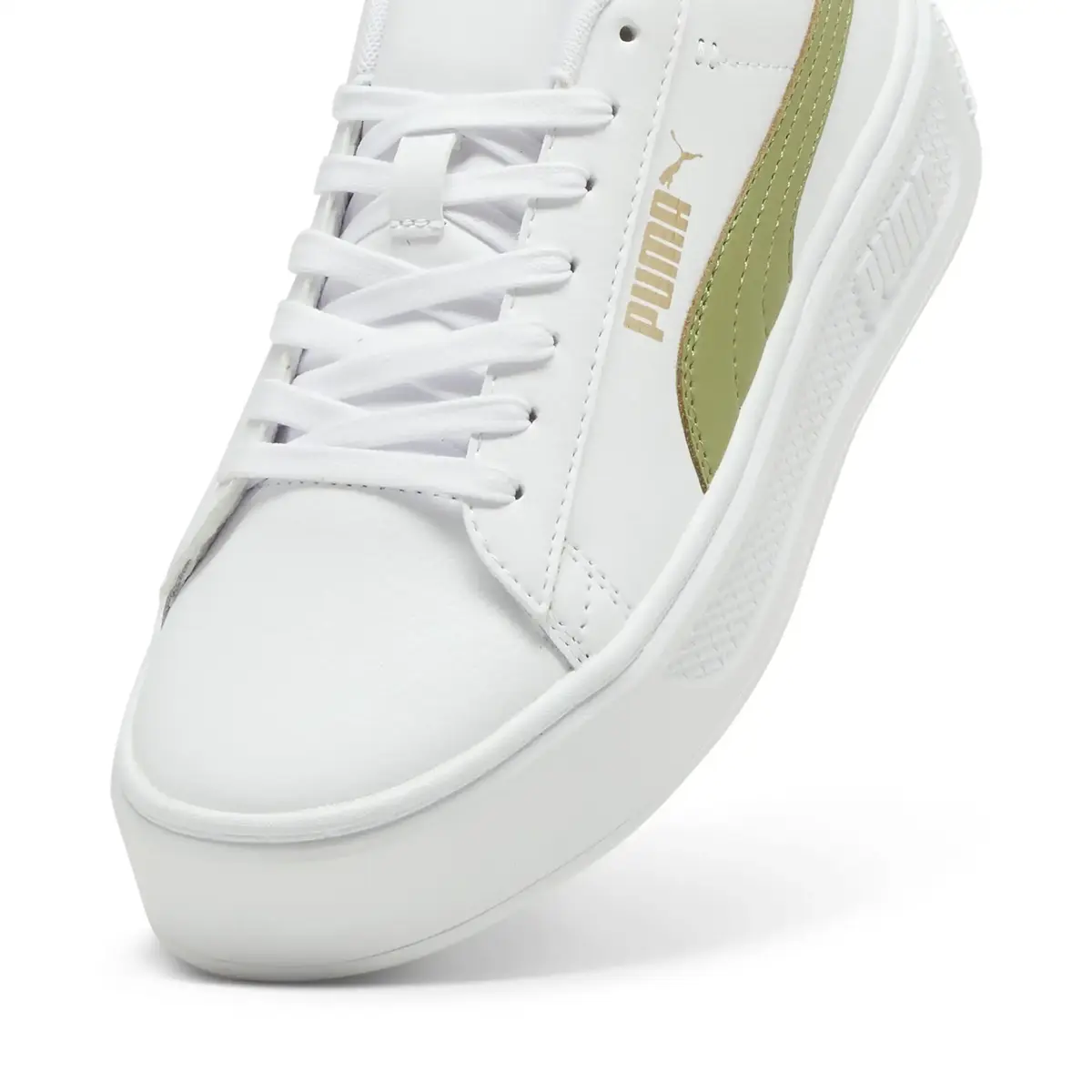 Puma Smash Platform v3 Beyaz Kadın Günlük Spor Ayakkabı