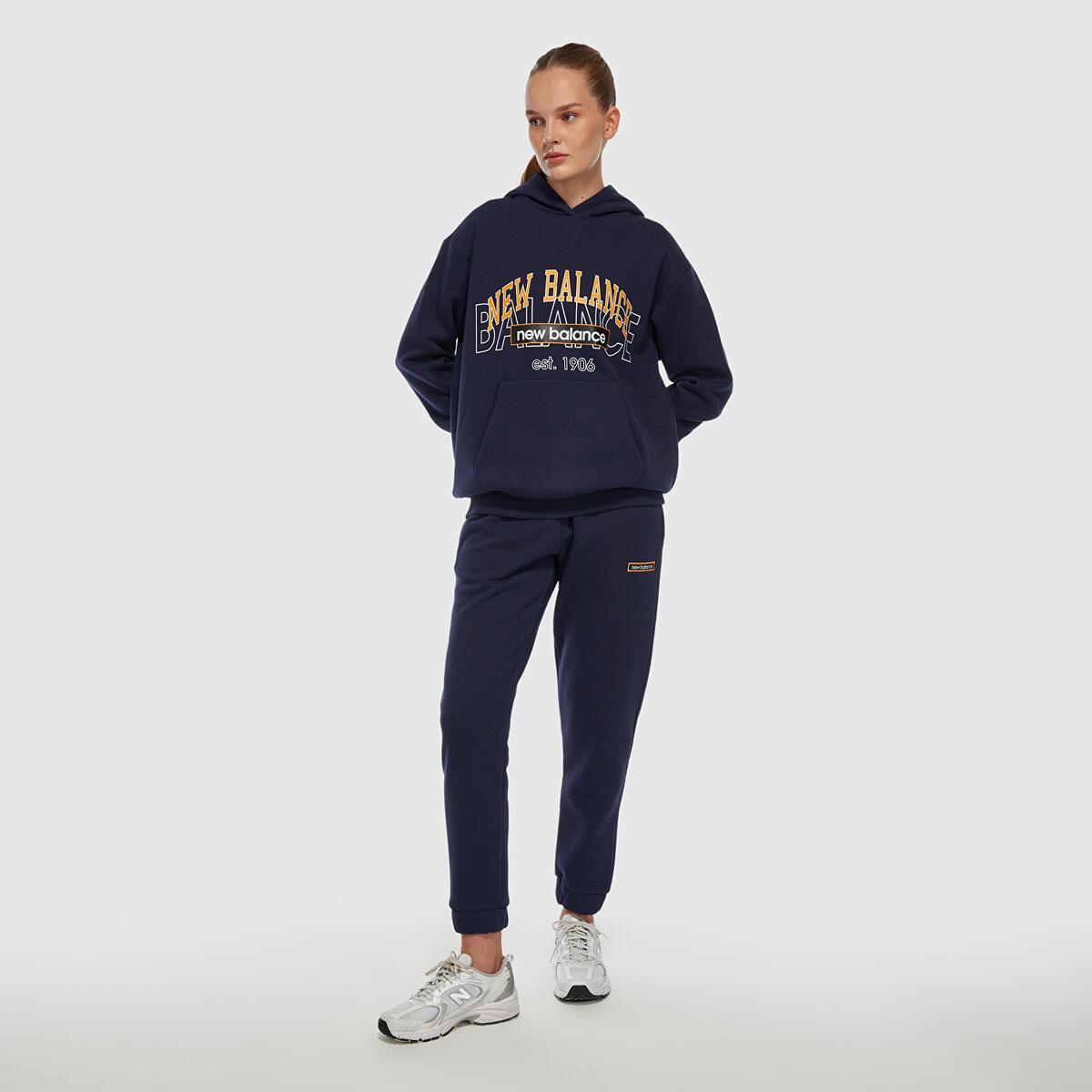 New Balance WNP3406 Kadın Lacivert Eşofman Altı