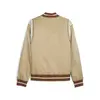 Puma TEAM FOR THE FANBASE Varsity Jacket Açık Kahve Erkek Sweatshirt