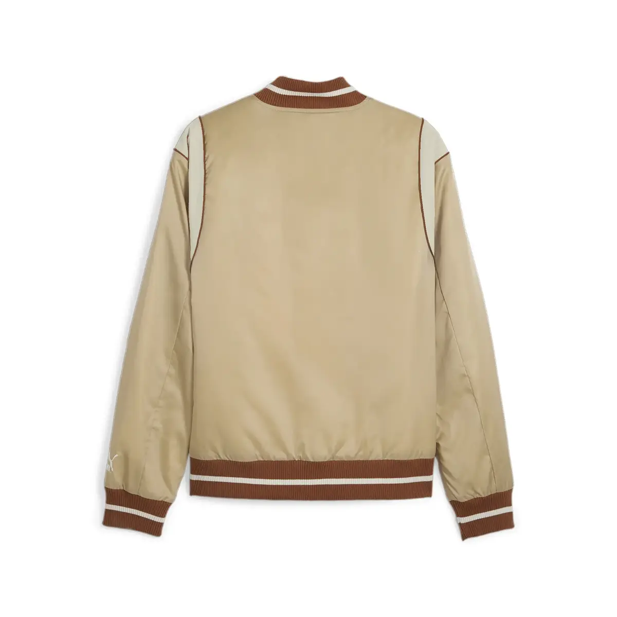 Puma TEAM FOR THE FANBASE Varsity Jacket Açık Kahve Erkek Sweatshirt