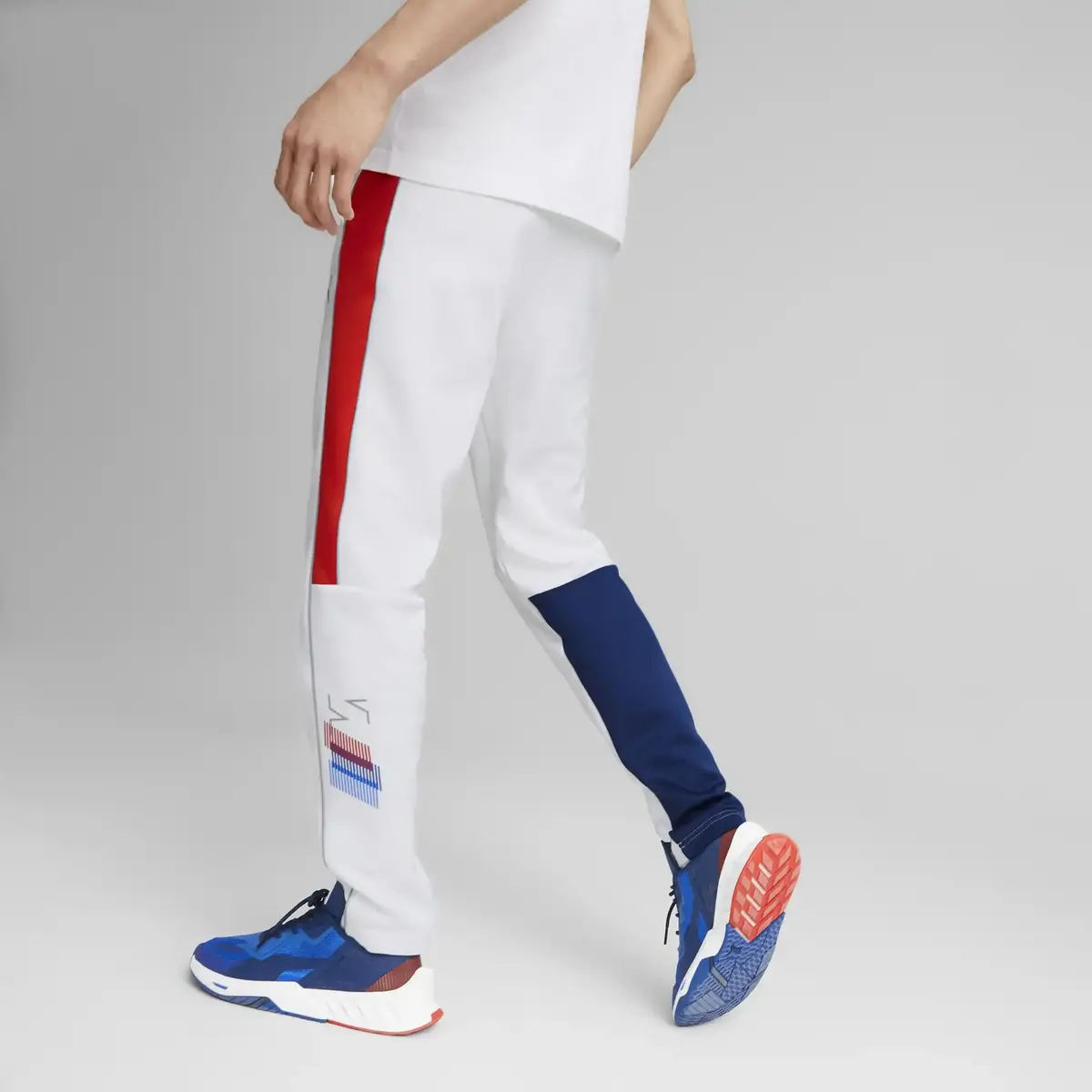 Puma Bmw Mms Mt7 Track Pants Slim Beyaz Erkek Eşofman Altı