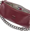 Tommy Hilfiger TJW CHAIN SHOULDER B, XIU Bordo Kadın Çanta & Cüzdan