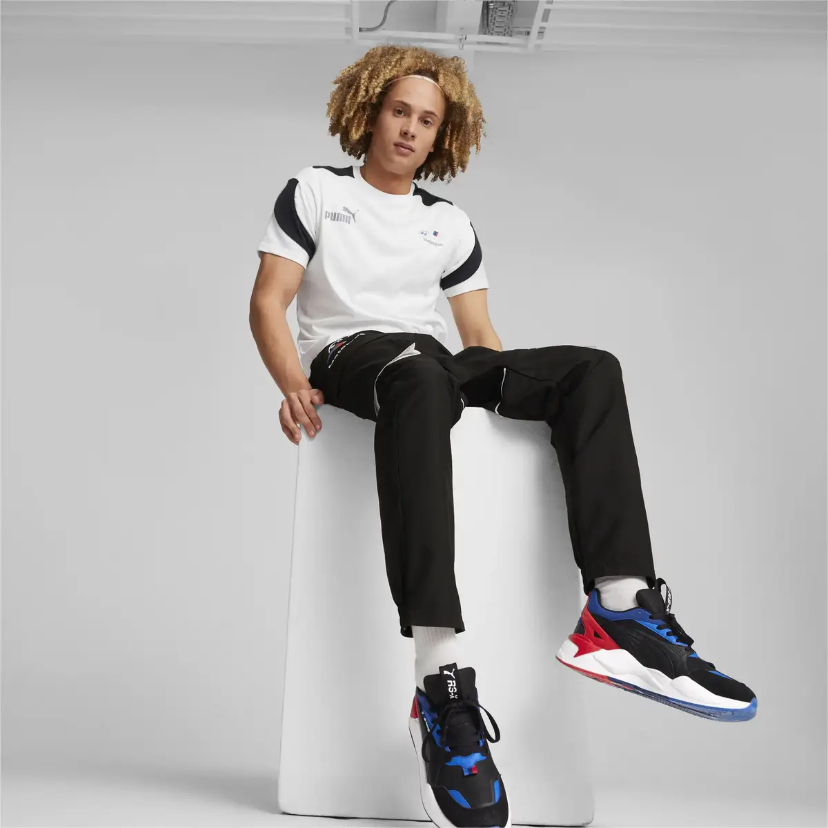 Puma BMW MMS MT7+ Tee Beyaz Erkek T-Shirt