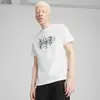 Puma GRAPHICS Skateboard Tee Beyaz Erkek T-Shirt & Polo