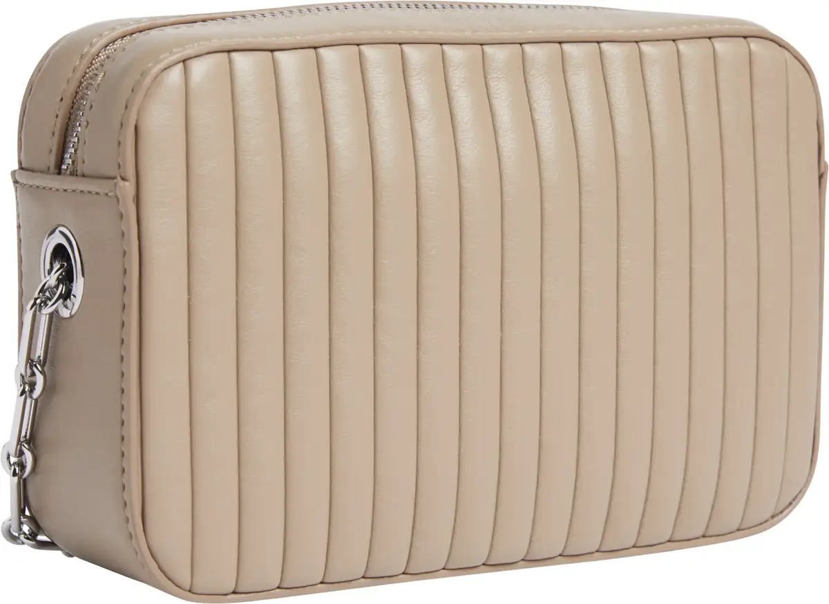 Calvin Klein MINI LINE QUILT CAME, PAI Bej Kadın Çanta