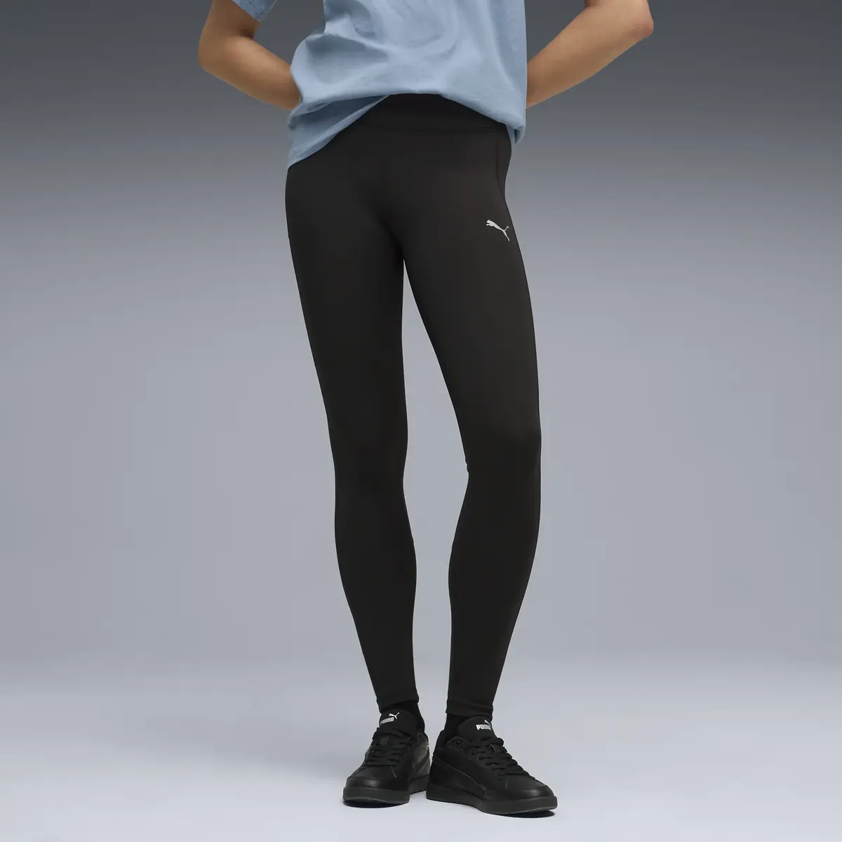Puma EVOSTRIPE High-Waist Tights Siyah Kadın Tayt