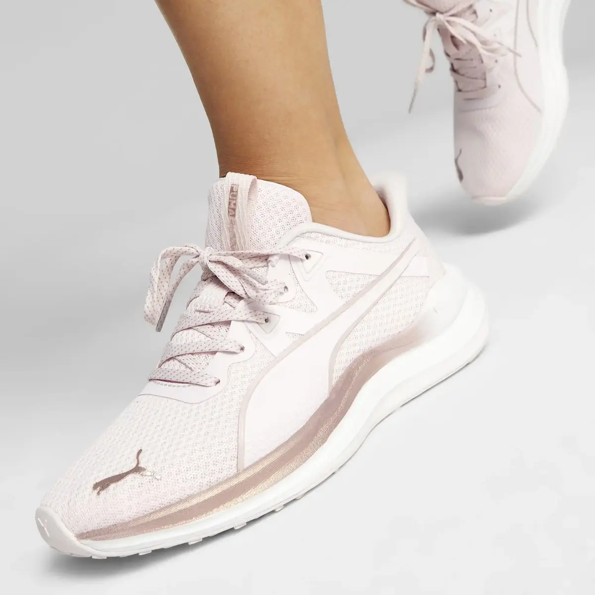 Puma Reflect Lite Molten Metal Pembe Kadın Günlük Spor Ayakkabı