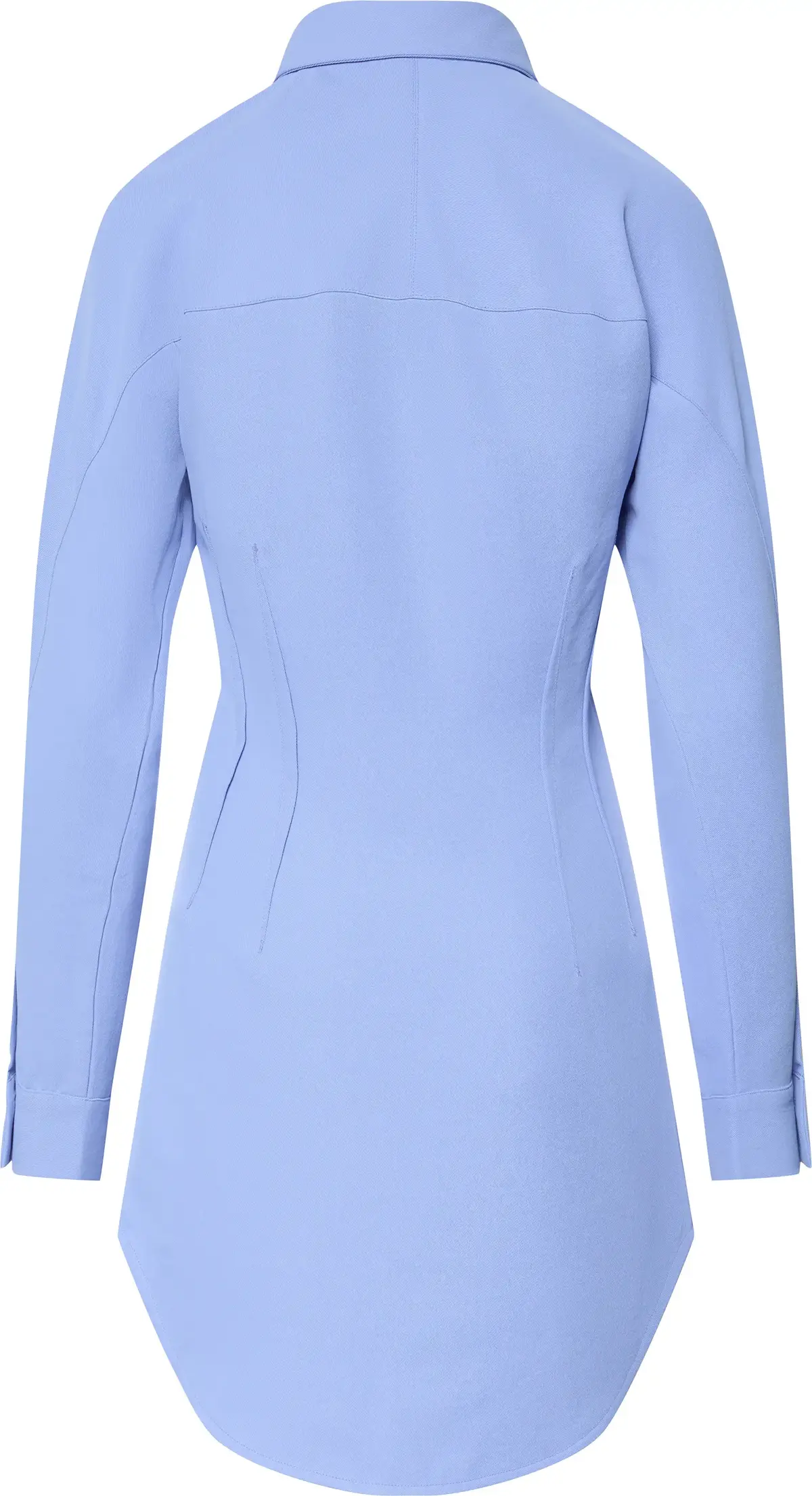 Calvin Klein Casual Twill LS Mini Shirtdress Ksdın Mavi Gömlek Elbise