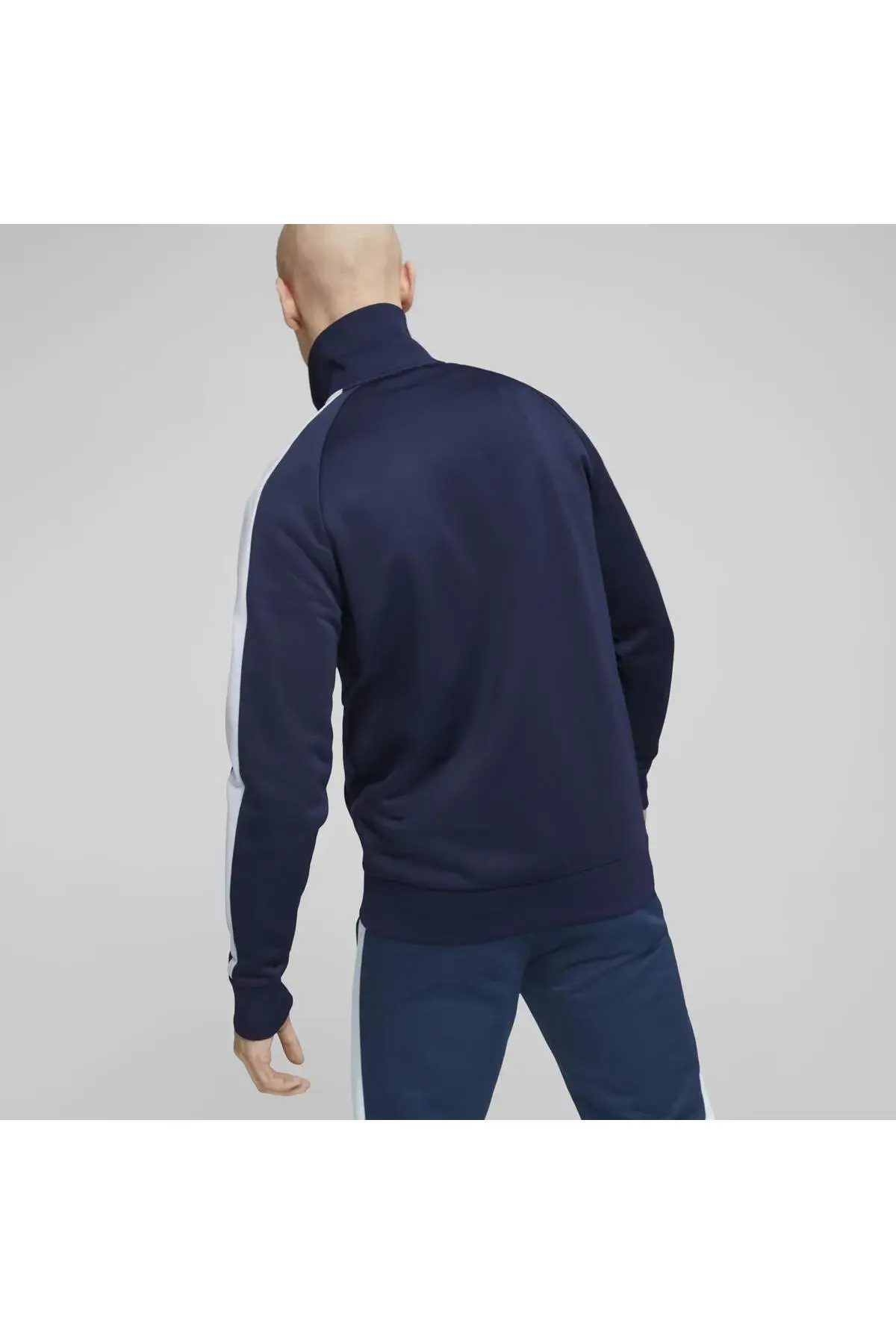 Puma T7 ICONIC Track Jacket (s) PT Mavi Erkek Fermuarlı Sweatshirt