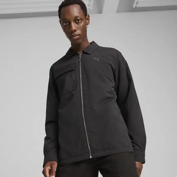 Puma Transeasonal Shirt Siyah Erkek Şişme Mont