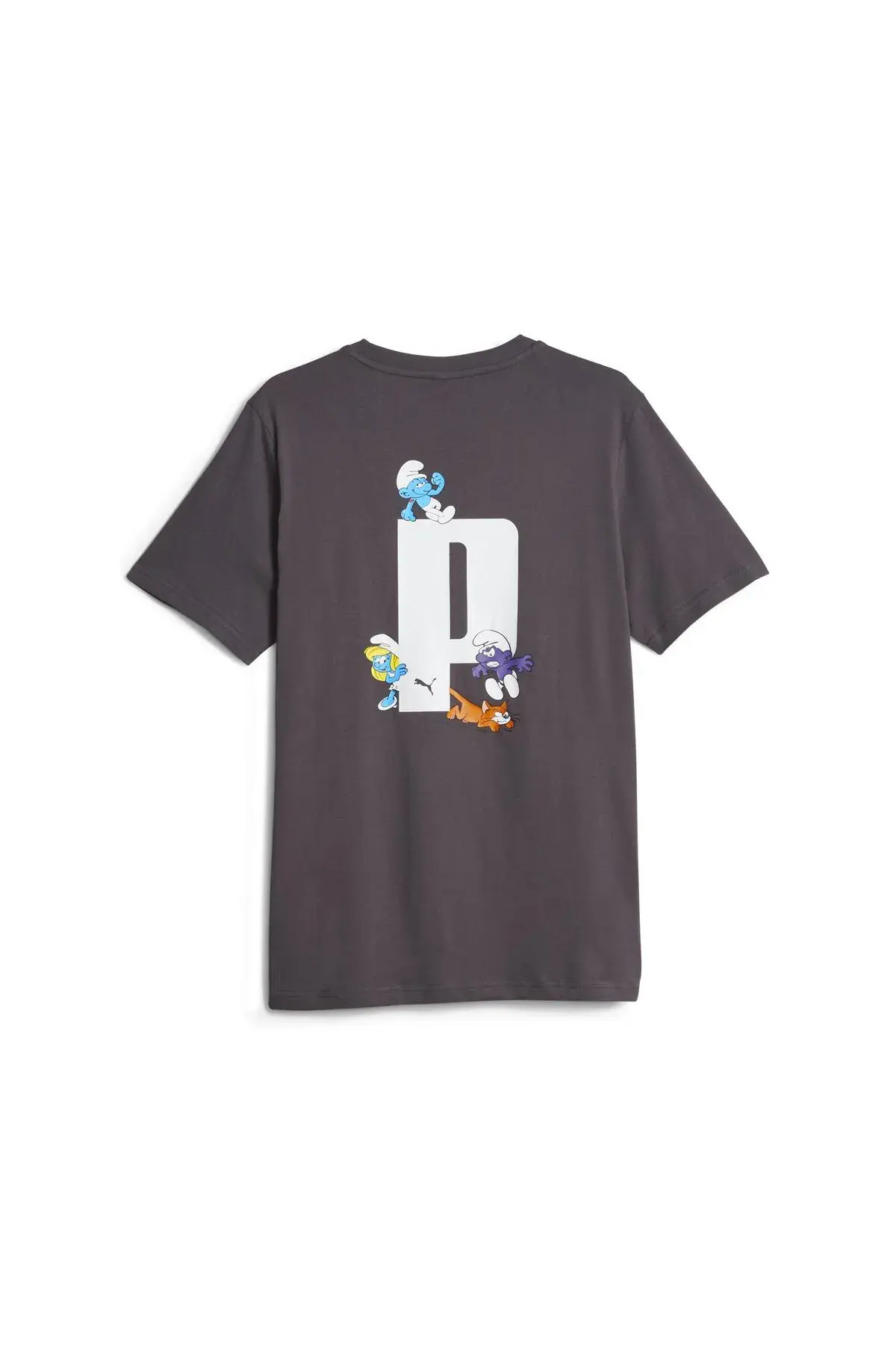 Puma X THE SMURFS Graphic Tee Siyah Erkek T-Shirt