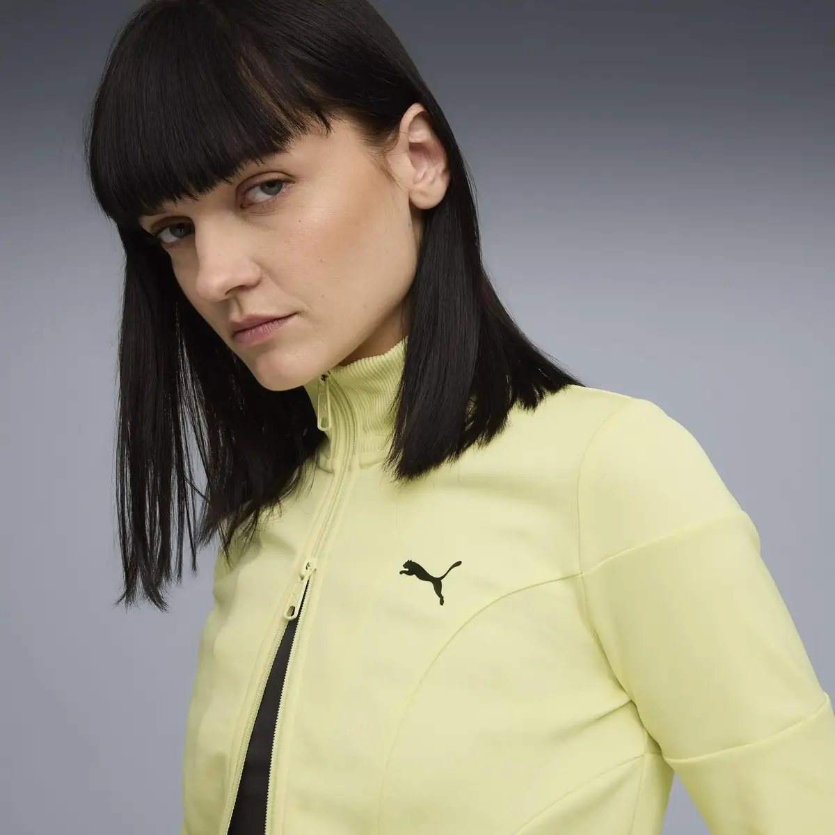 Puma DARE TO Slim Track Jacket Sarı Kadın Ceket