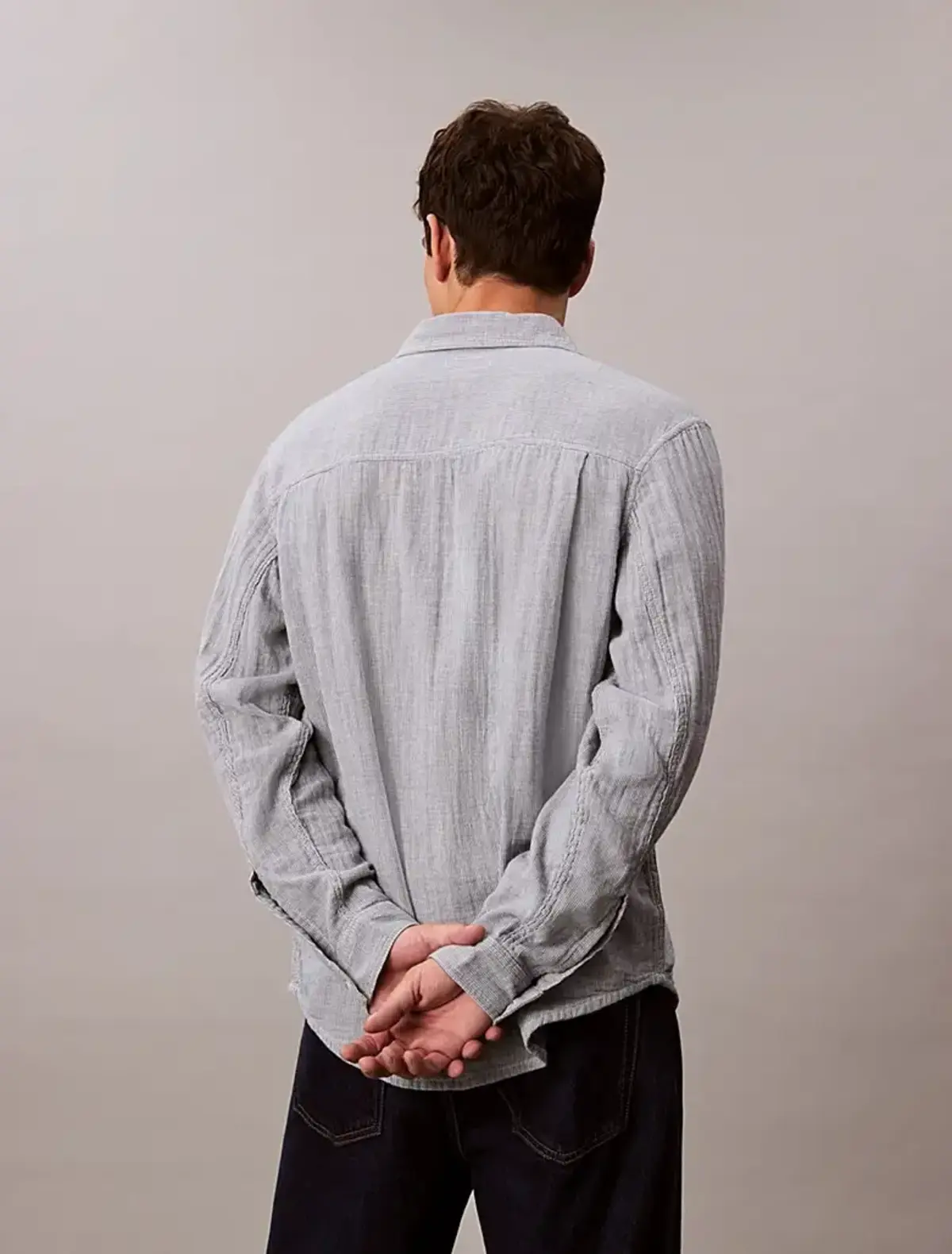 Calvin Klein CASUAL CLASSIC BOARDWALK SUMMER Gri Erkek Tişört